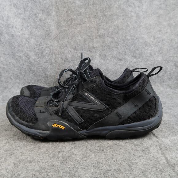 New Balance Shoes Womens 9 Minimus Trail Running Sneakers Vibram Athletic Black - Picture 5 of 15